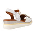 Sandale casual, dama, ANNA VIOTTI, D22-L1060 alb, piele naturala